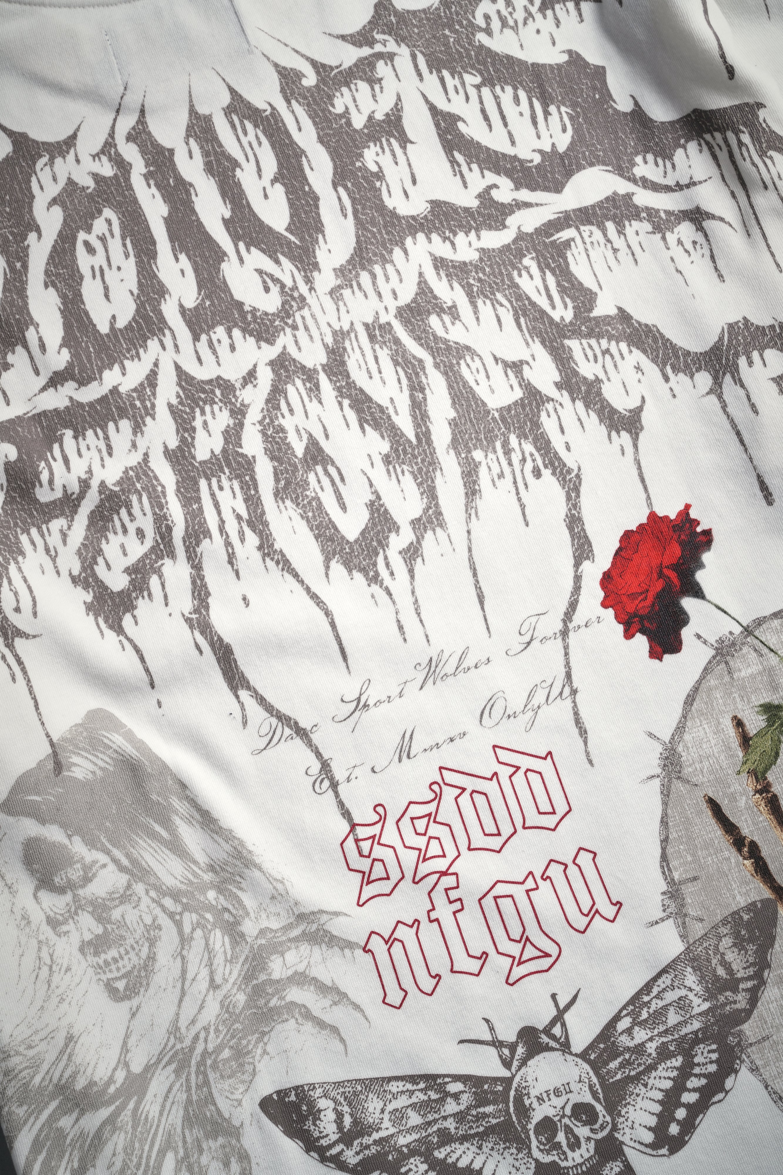 Darc Cherish "Premium" Oversized Tee in Cream