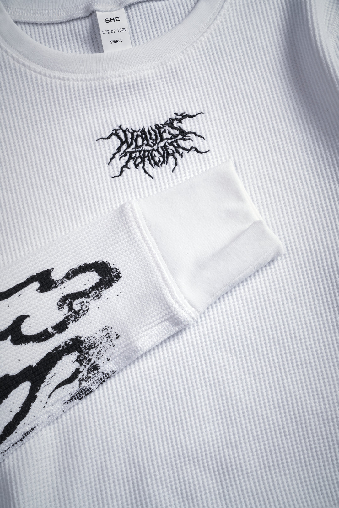 Darc Infernal Cropped Thermal L/S in White