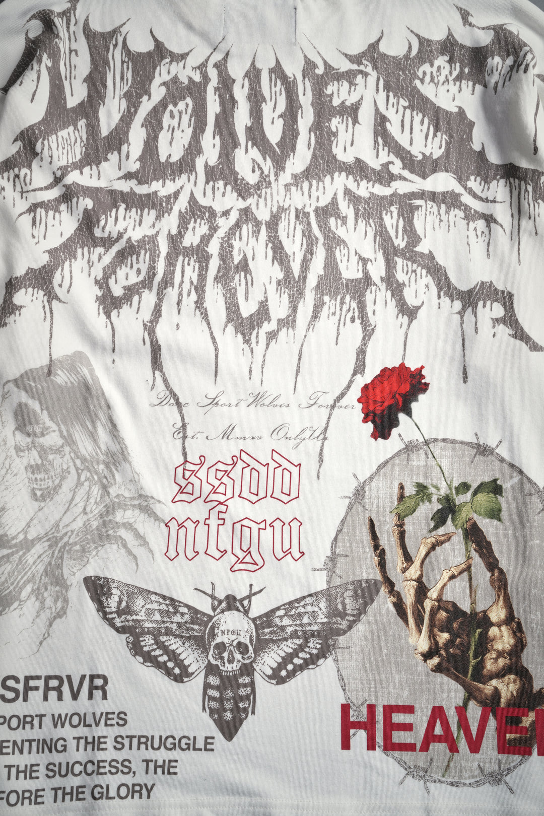 Darc Cherish "Premium" Oversized Tee in Cream