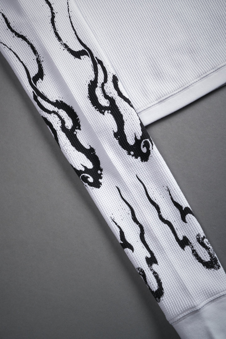 Darc Infernal Cropped Thermal L/S in White
