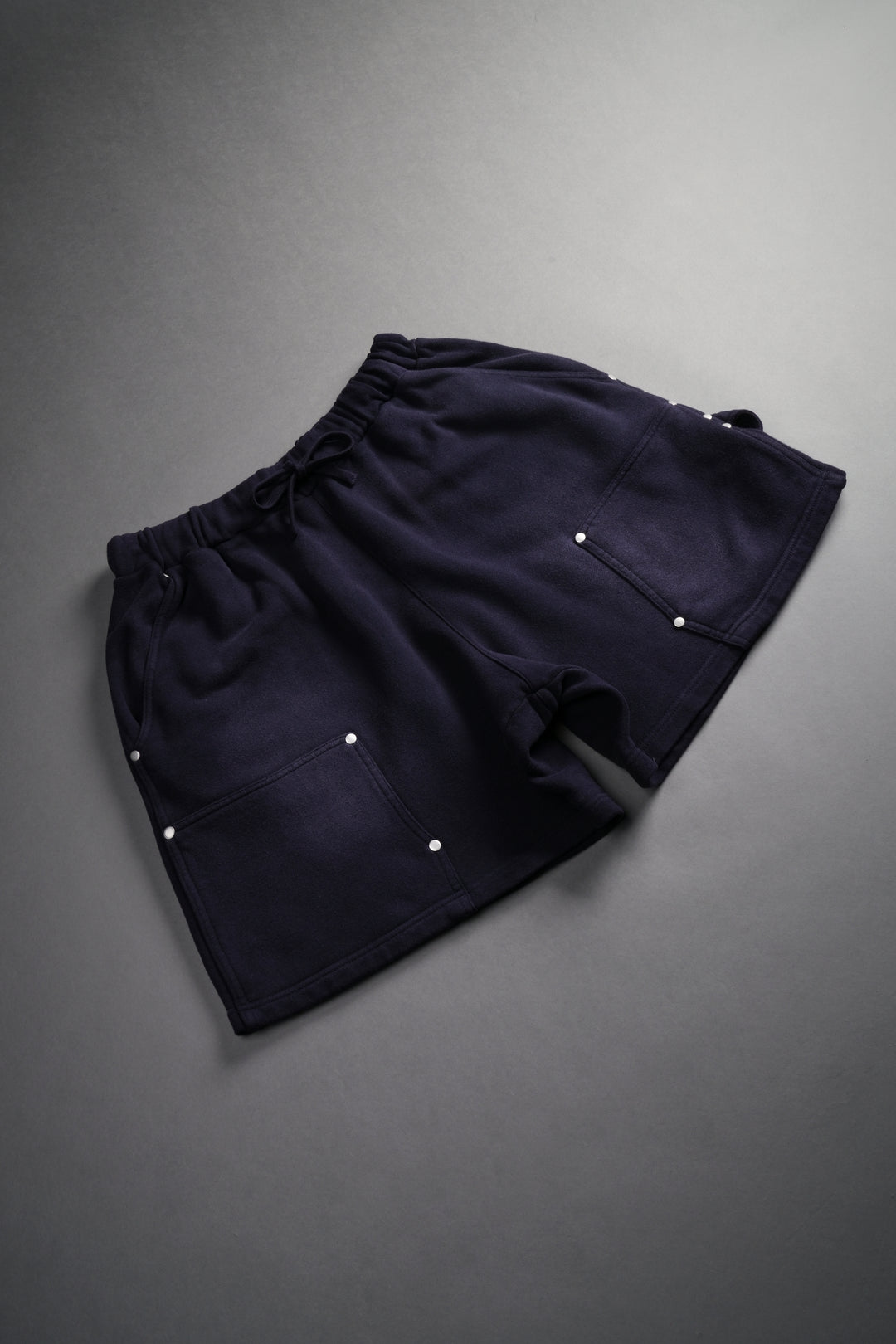 NFGU Forever Rivet Fleece Shorts in Nightshade Sun Fade