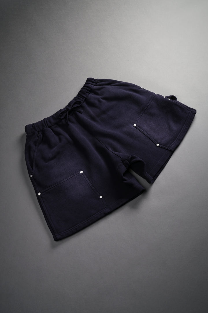 NFGU Forever Rivet Fleece Shorts in Nightshade Sun Fade