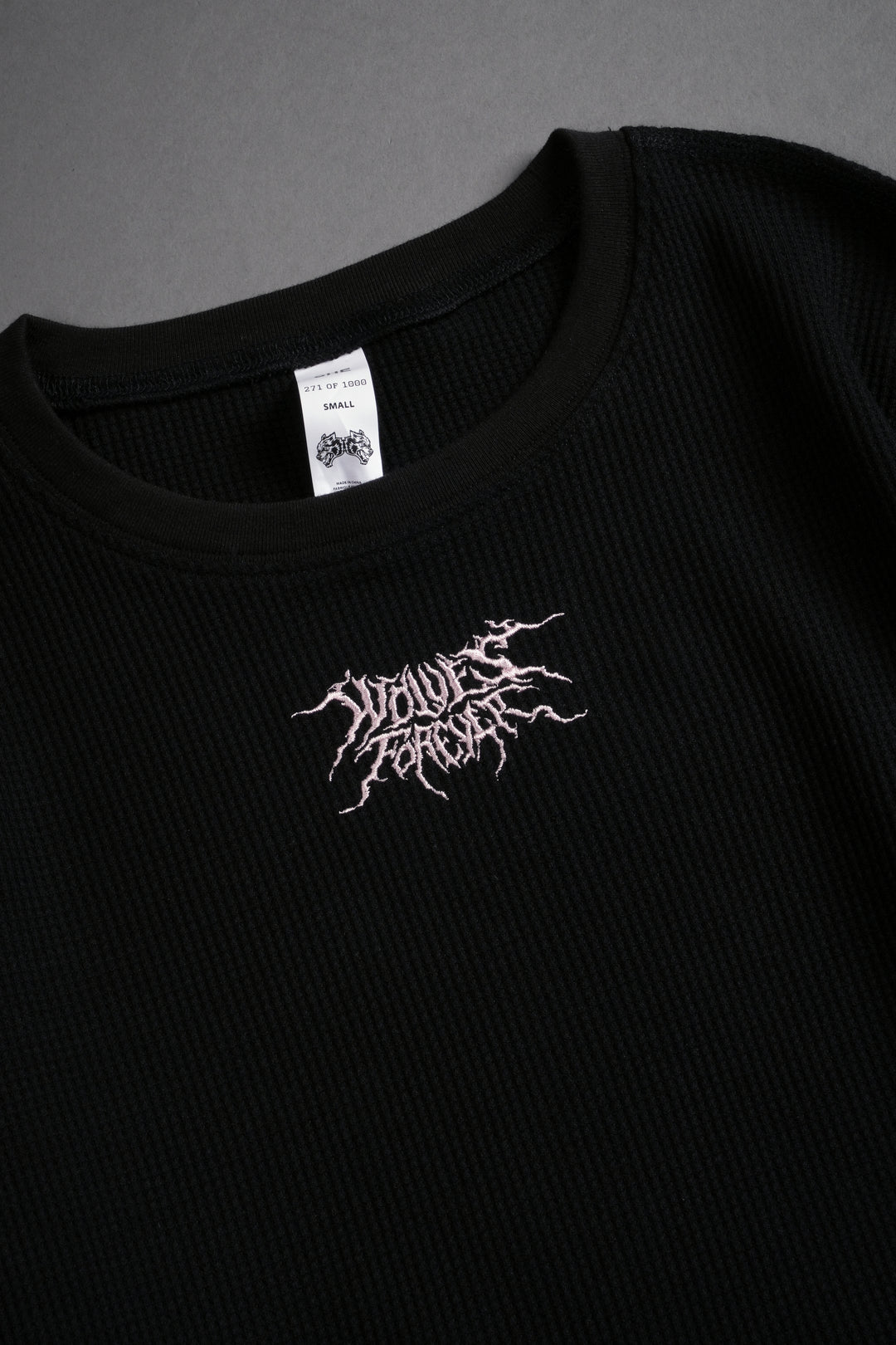 Darc Infernal Cropped Thermal L/S in Black