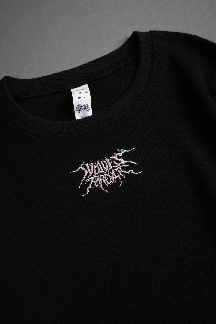 Darc Infernal Cropped Thermal L/S in Black