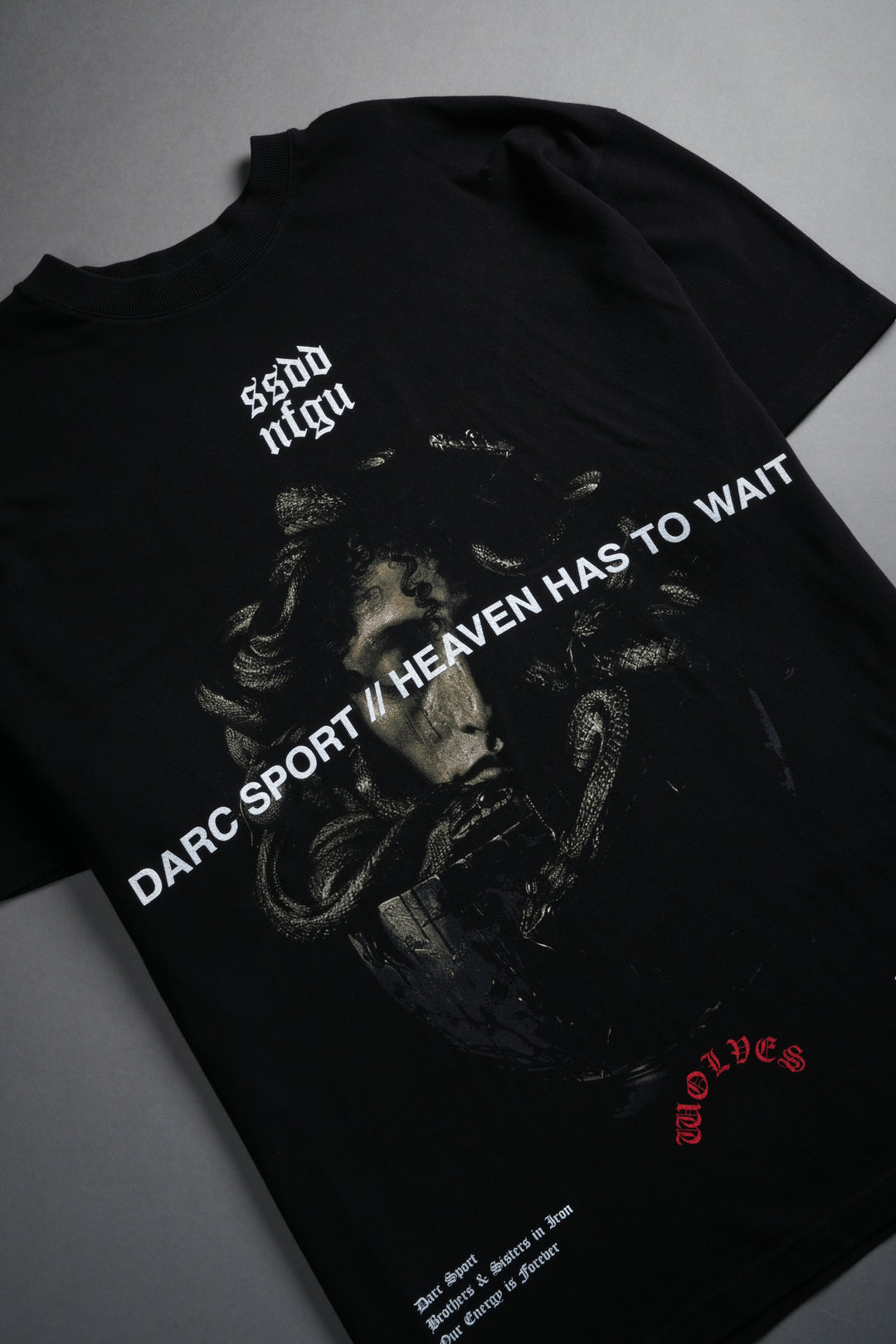 Gorgon's Lament "Premium" Oversized Tee in Black