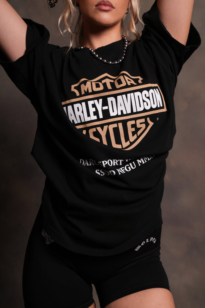 Our Clubs "Premium" Oversized Tee in Black