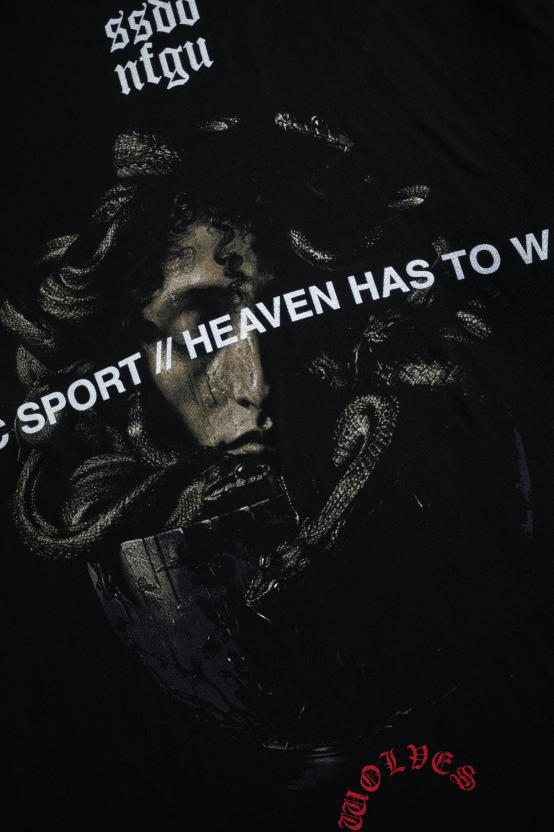 Gorgon's Lament "Premium" Oversized Tee in Black