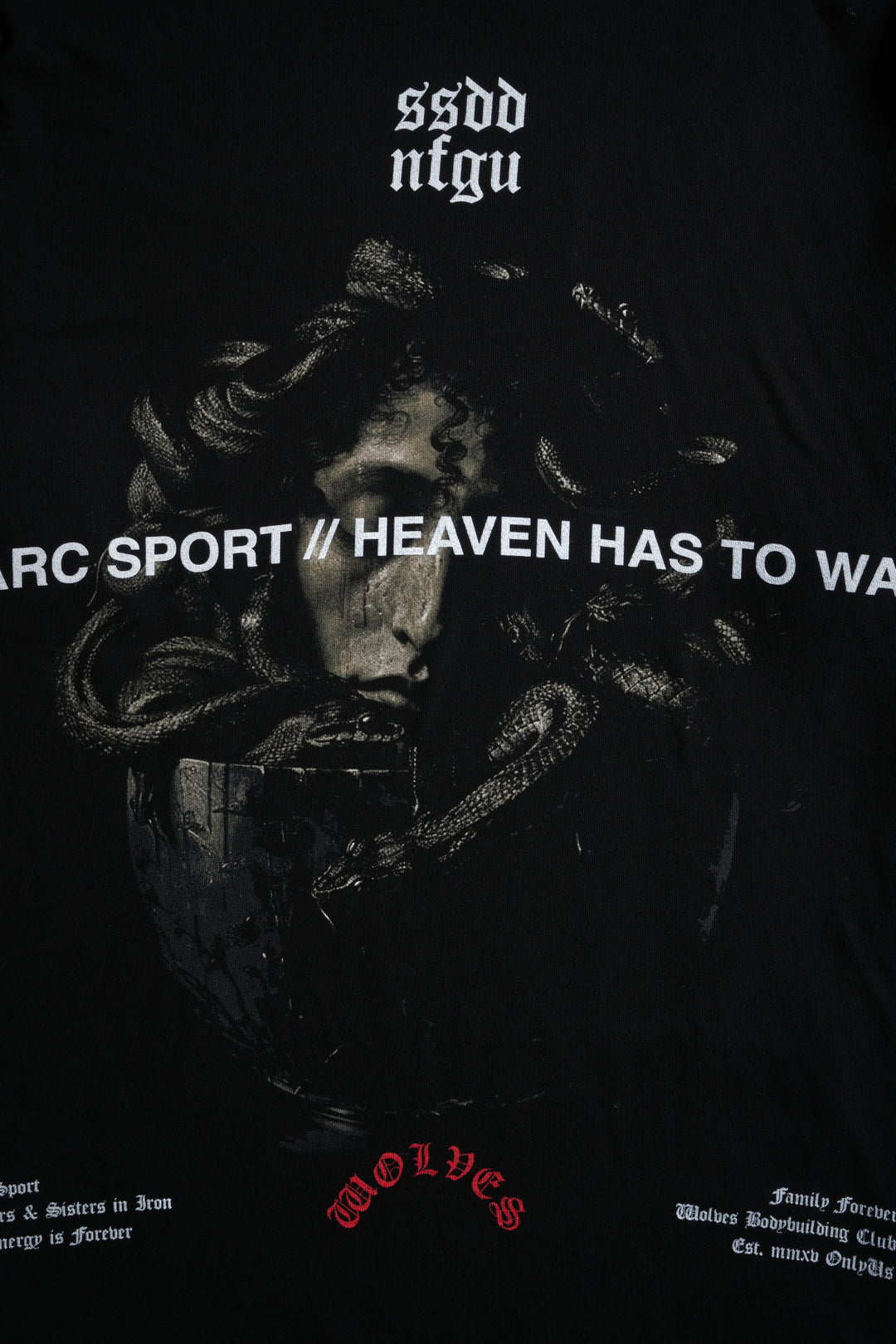 Gorgon's Lament "Premium" Oversized Tee in Black