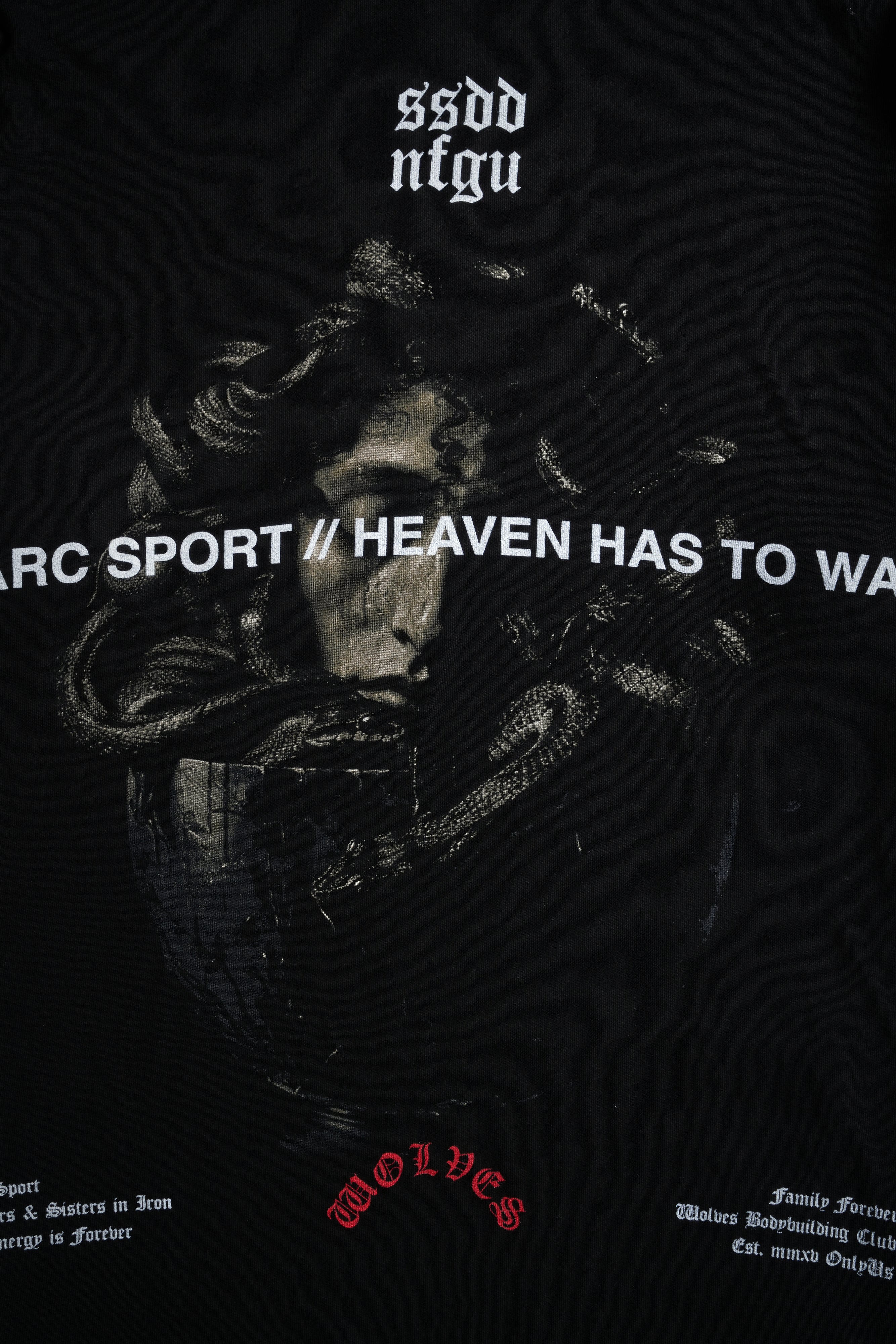 Gorgon's Lament "Premium" Oversized Tee in Black