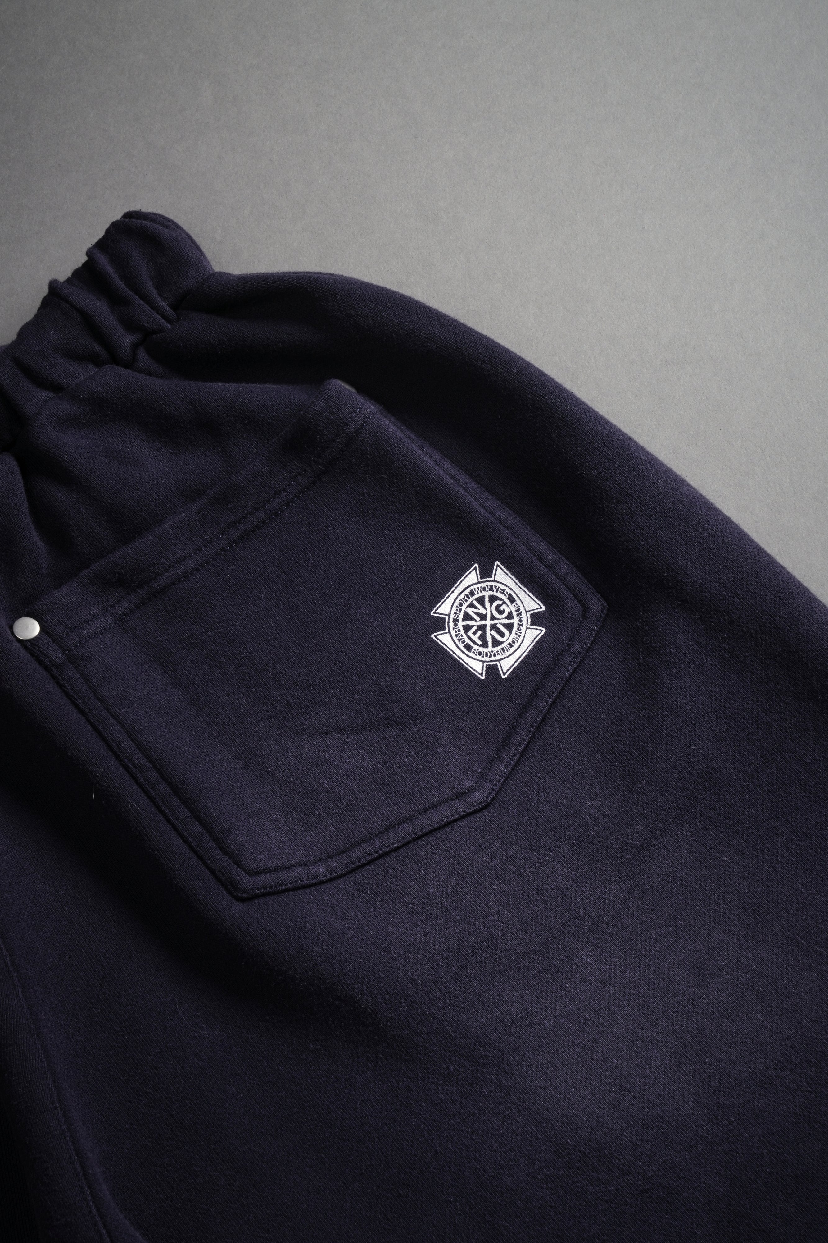 NFGU Forever Rivet Fleece Shorts in Nightshade Sun Fade