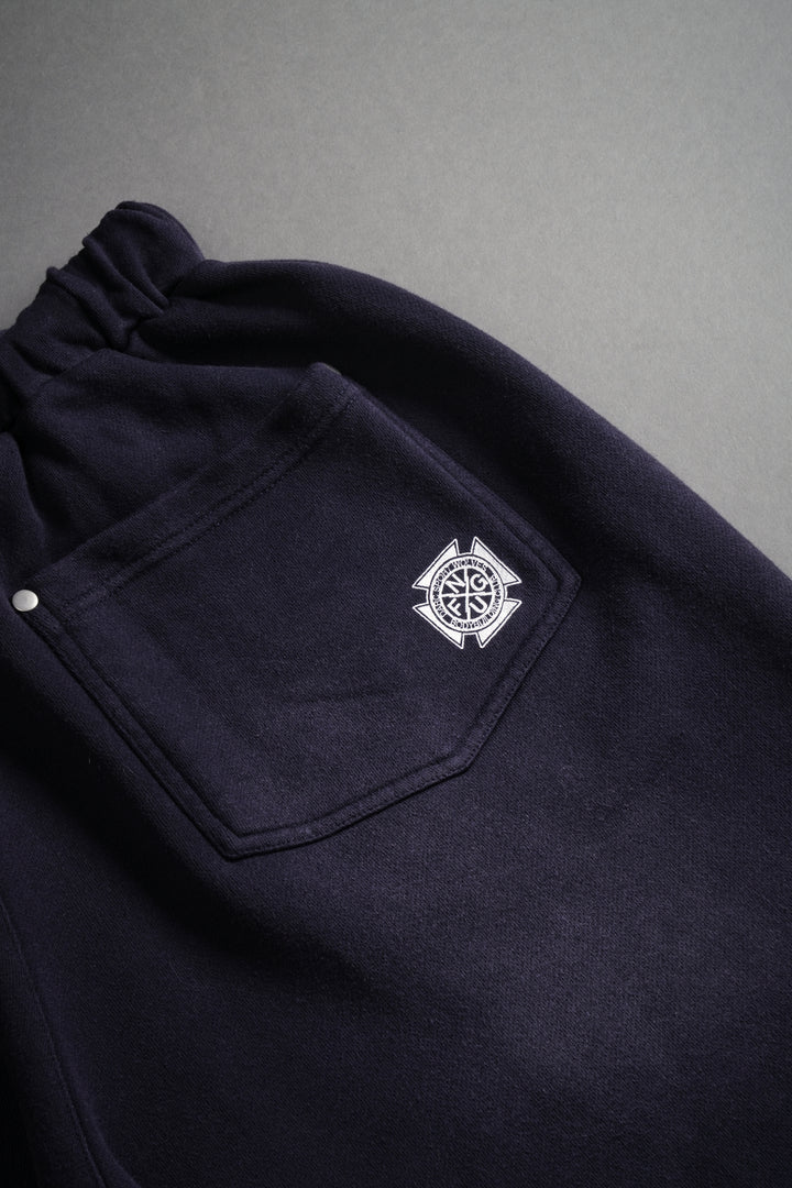 NFGU Forever Rivet Fleece Shorts in Nightshade Sun Fade