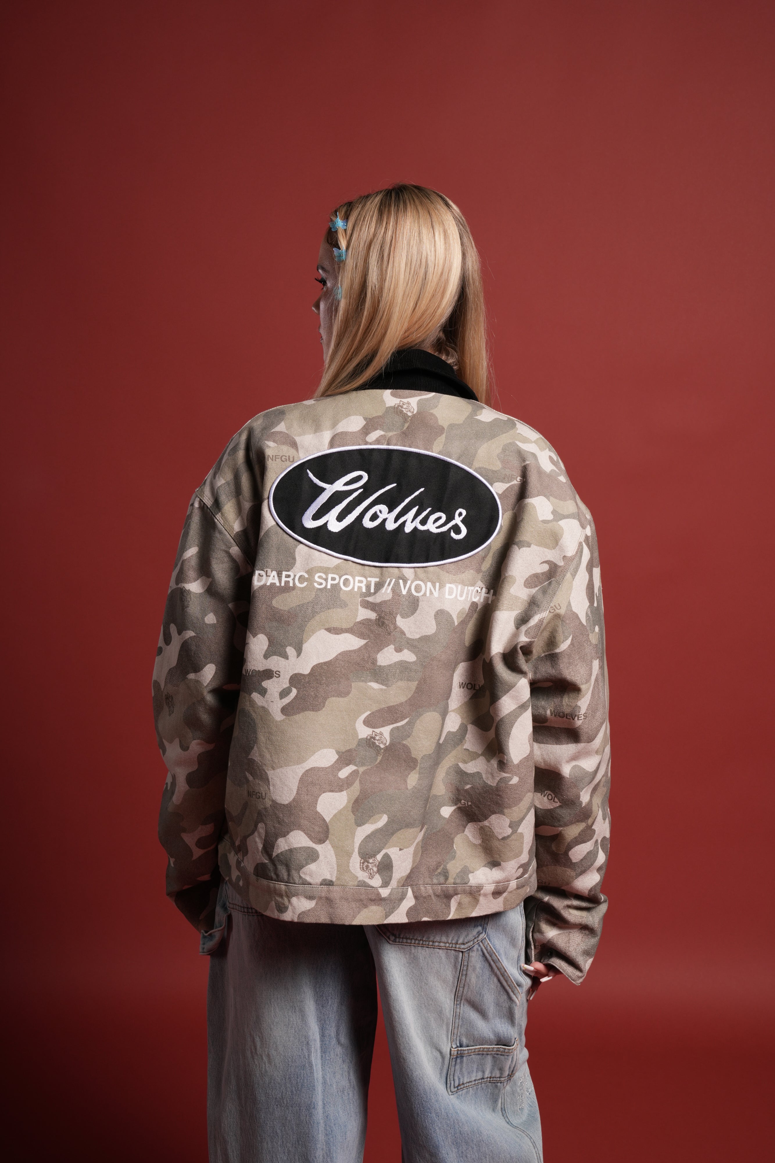 Rebel Heritage Earl Jacket in DSVD Green Camo