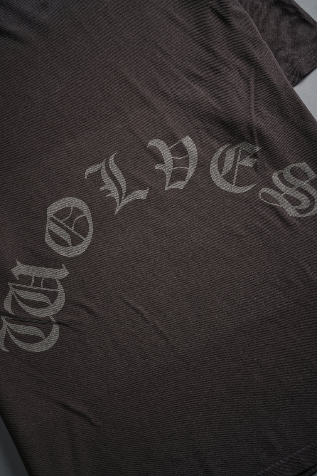 Gorgon's Lament "Premium" Oversized Tee in Darc Brown Drift Wash