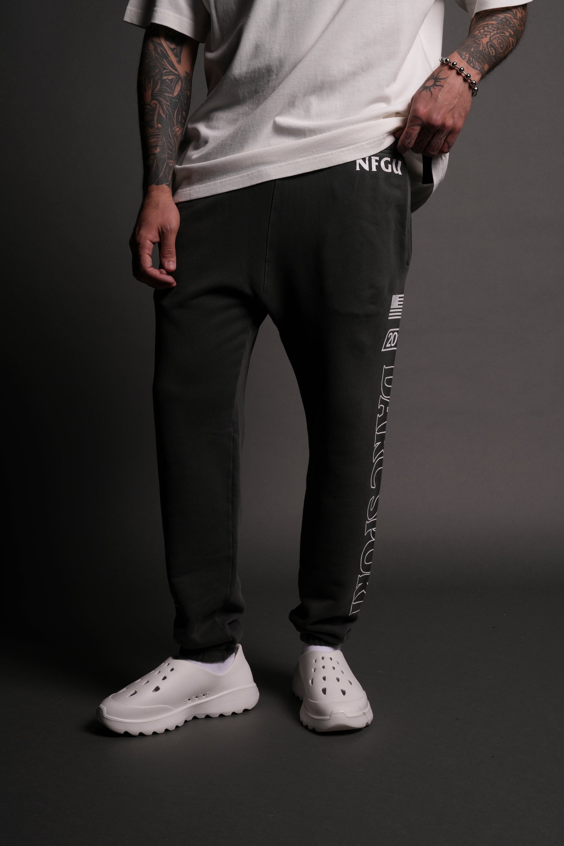 Faster Post Lounge Sweats in Wolf Gray