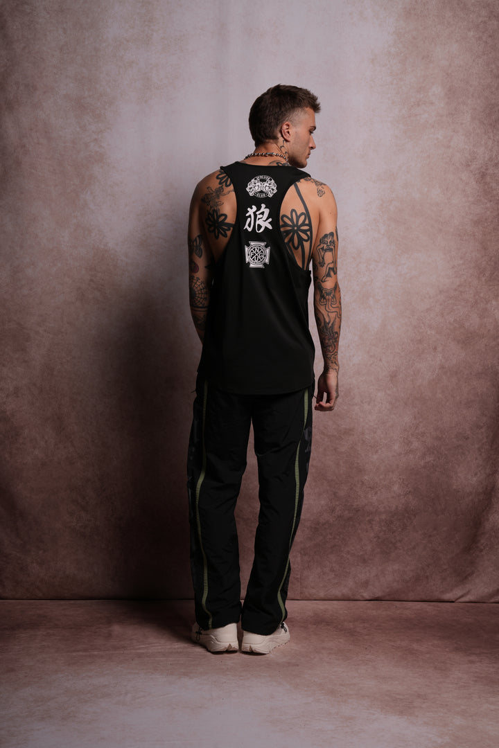 SSDD NFGU Wolves Club "Dry Wolf" Mecca Tank in Black