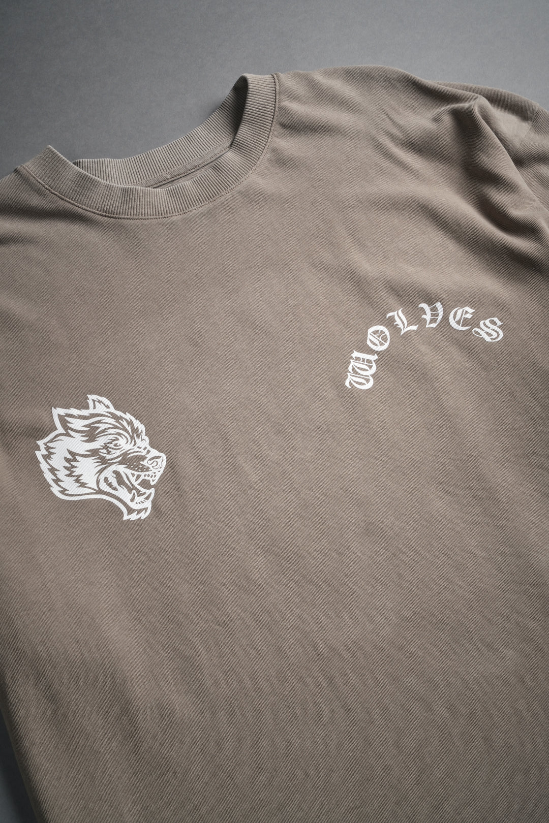 Not My Time "Premium" Oversized Tee in Taupe