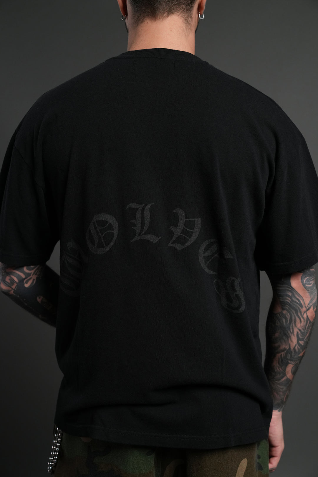 Mickey Mouse Premium Oversized Tee in Black