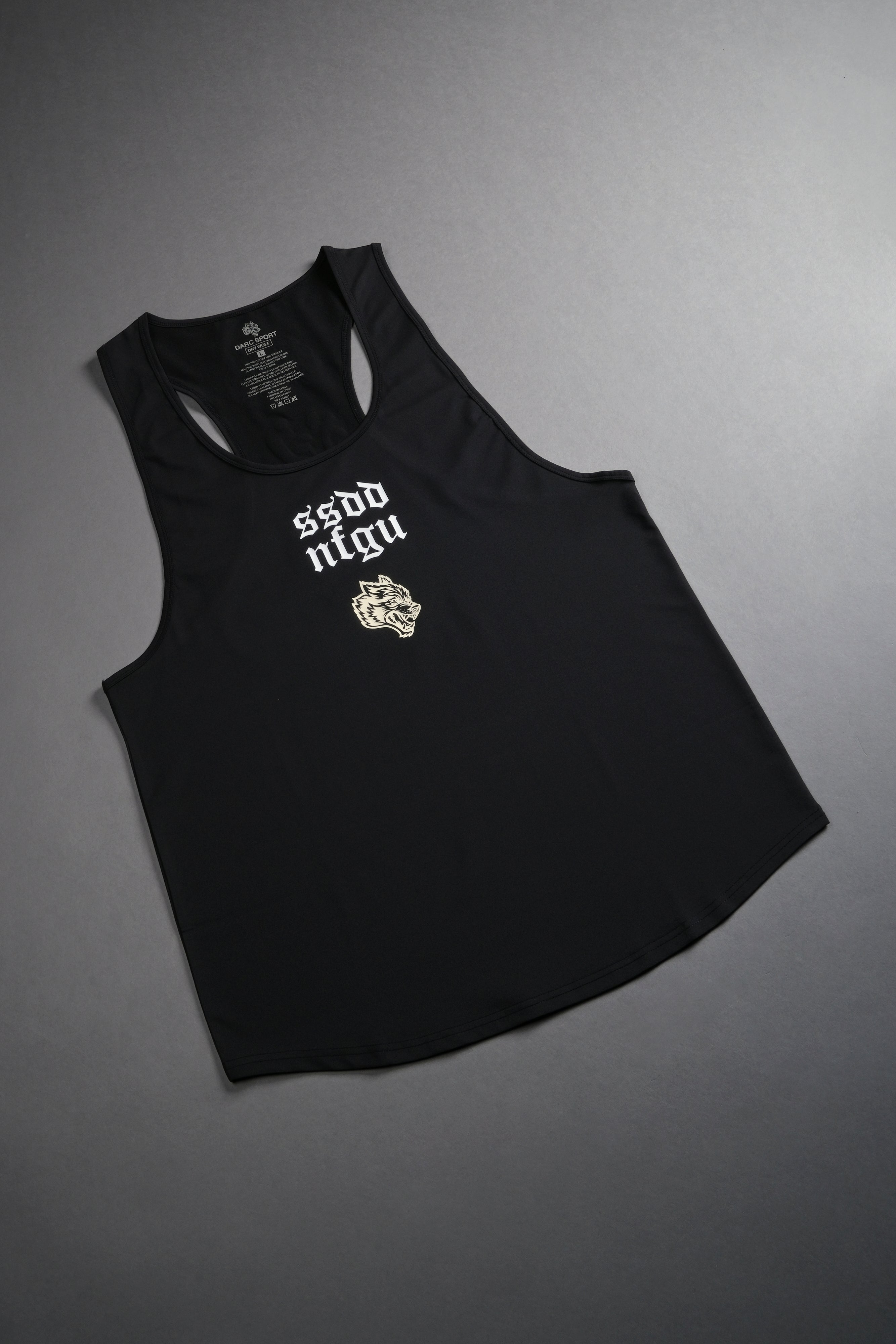 SSDD NFGU Wolves Club "Dry Wolf" Mecca Tank in Black