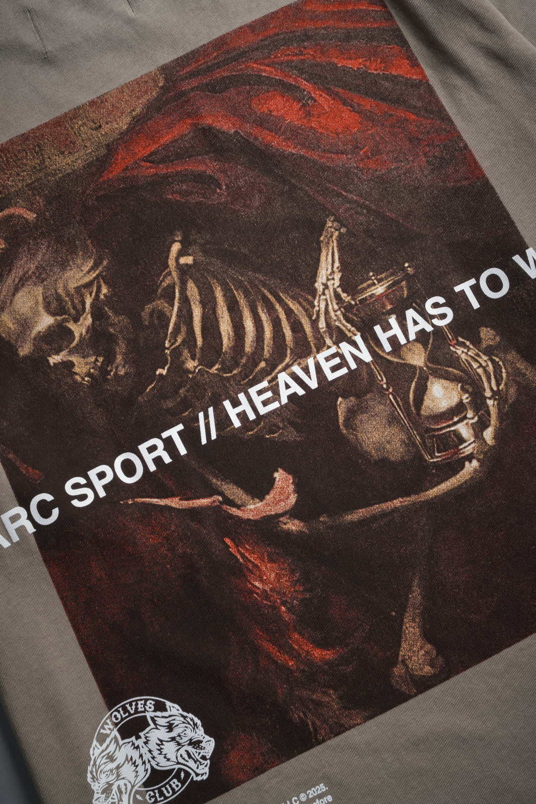 Not My Time "Premium" Oversized Tee in Taupe