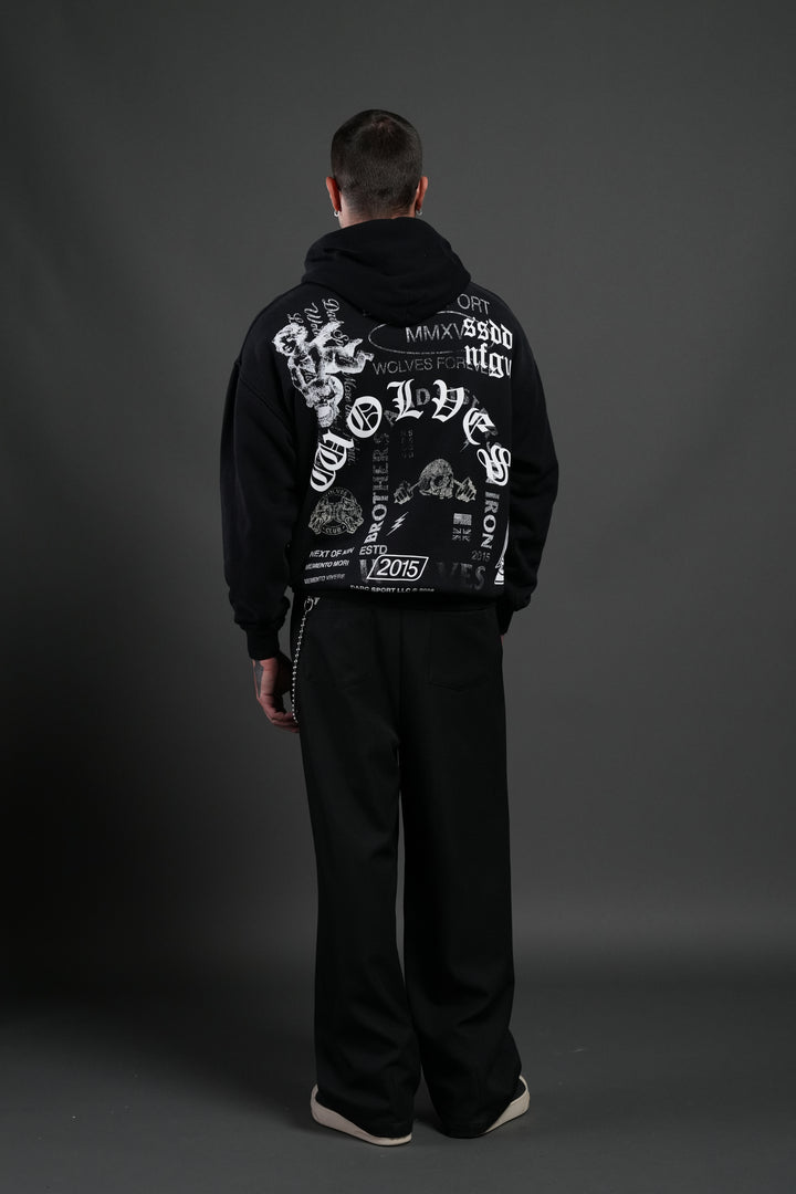 Next Of Kin NFGU "Bishop" Hoodie in Black Sun Fade