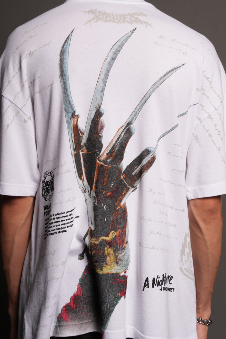 Dont Sleep Premium Oversized Tee In White