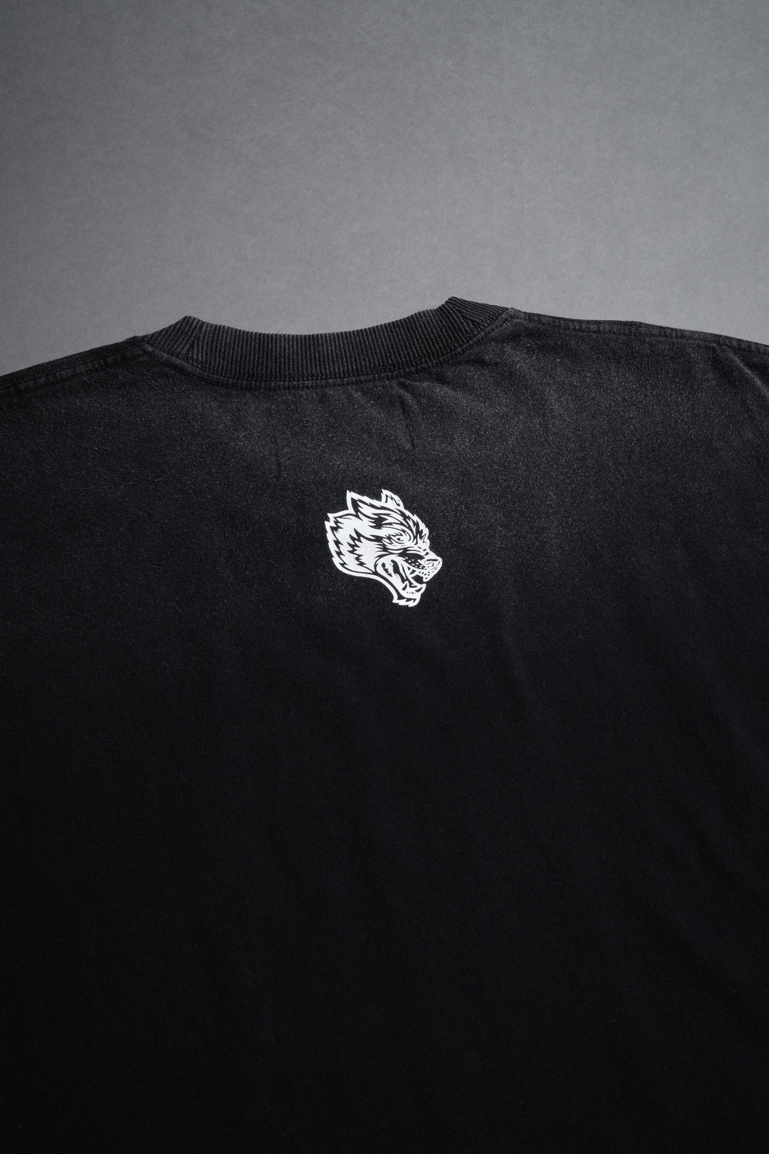 Iron Pack Grunge Cut-Off Tee in Black