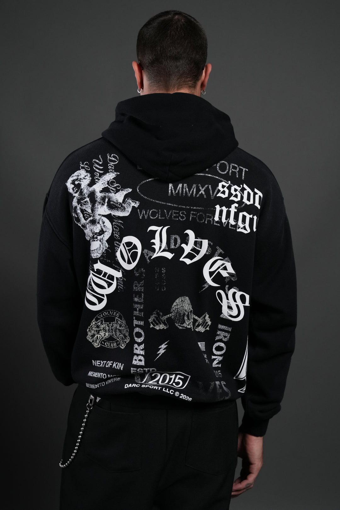 Next Of Kin NFGU "Bishop" Hoodie in Black Sun Fade
