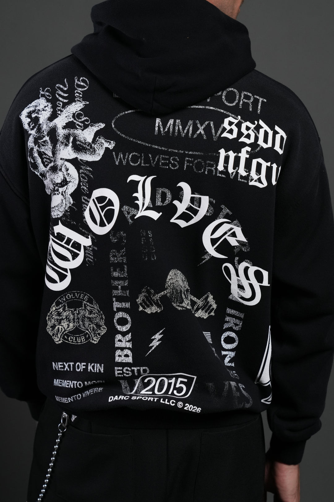 Next Of Kin NFGU "Bishop" Hoodie in Black Sun Fade