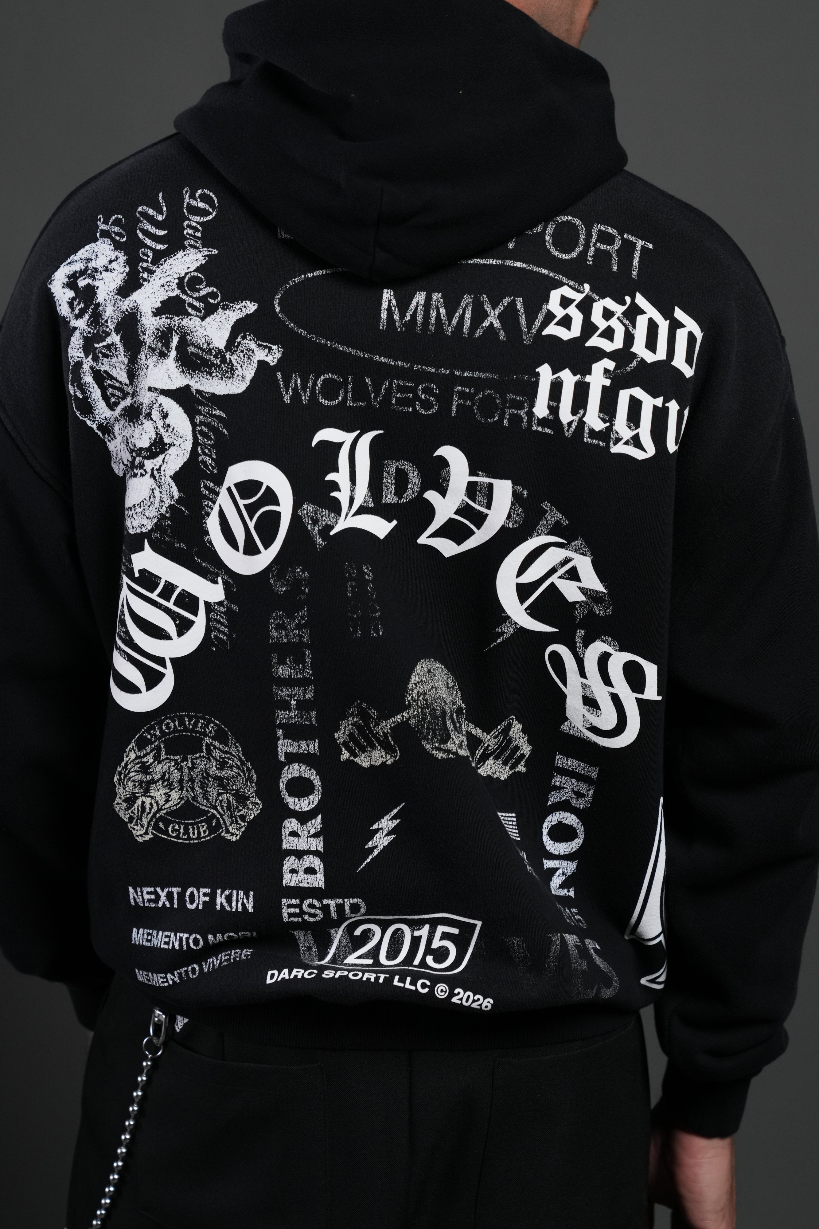 Next Of Kin NFGU "Bishop" Hoodie in Black Sun Fade
