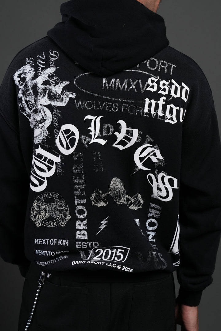 Next Of Kin NFGU "Bishop" Hoodie in Black Sun Fade
