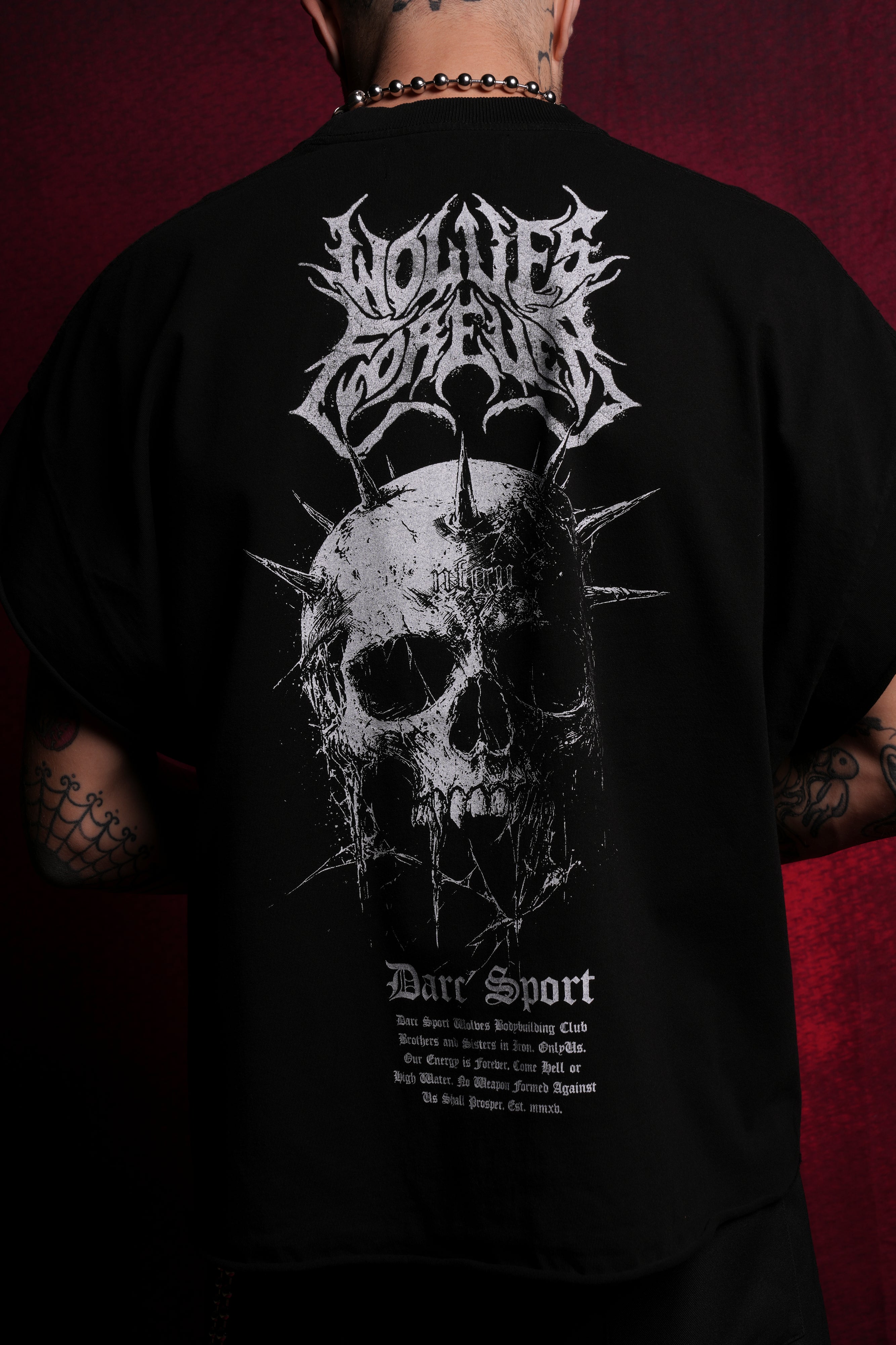 Mourning Star "Grunge" Cut Off Tee in Black