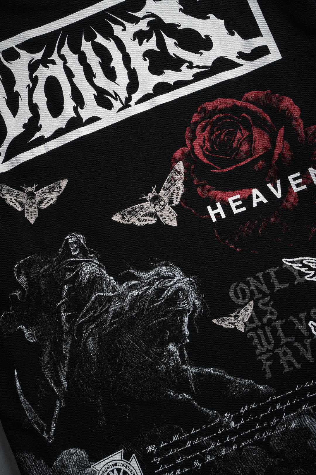 Night Reaping "Premium" Oversized Tee in Black