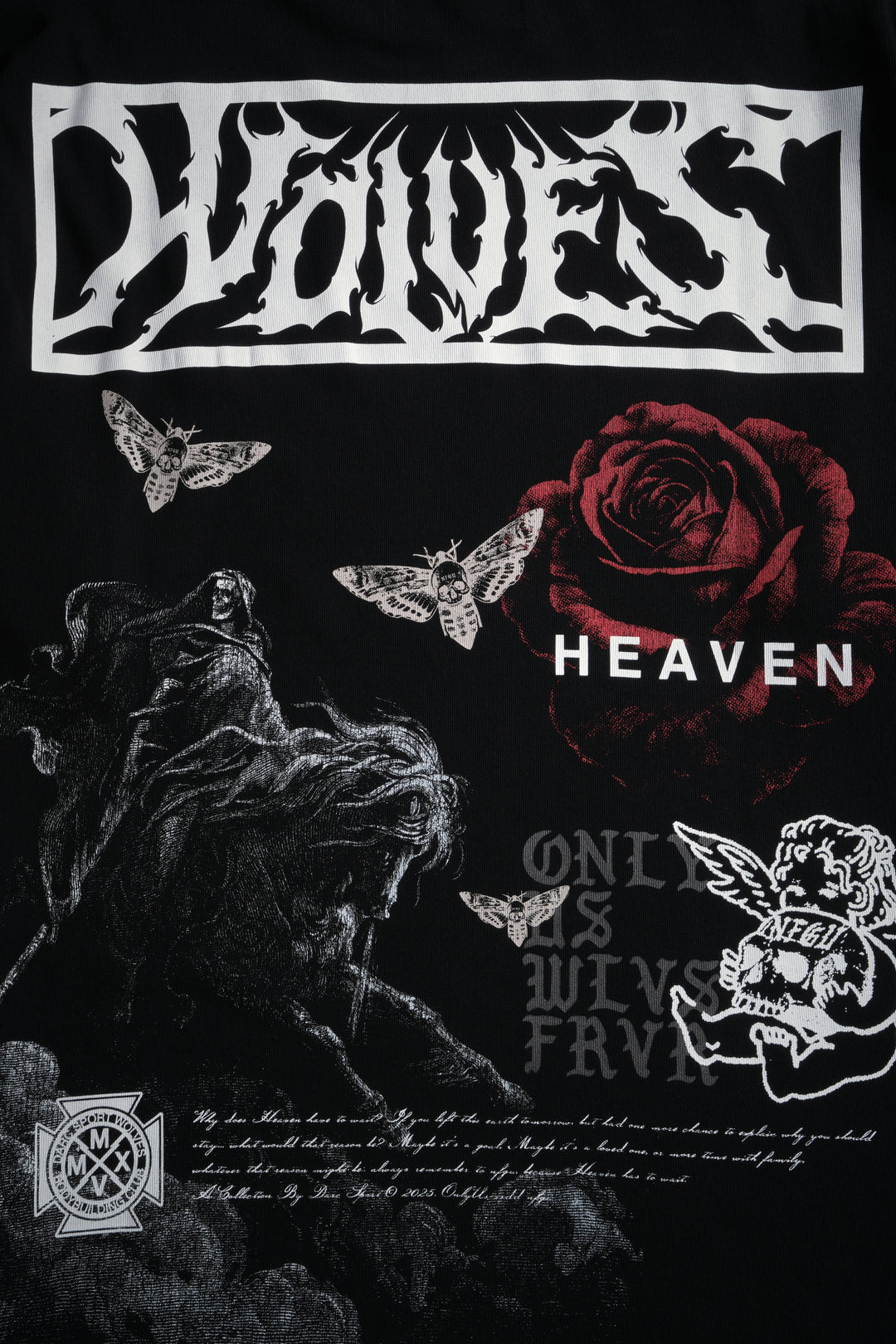 Night Reaping "Premium" Oversized Tee in Black