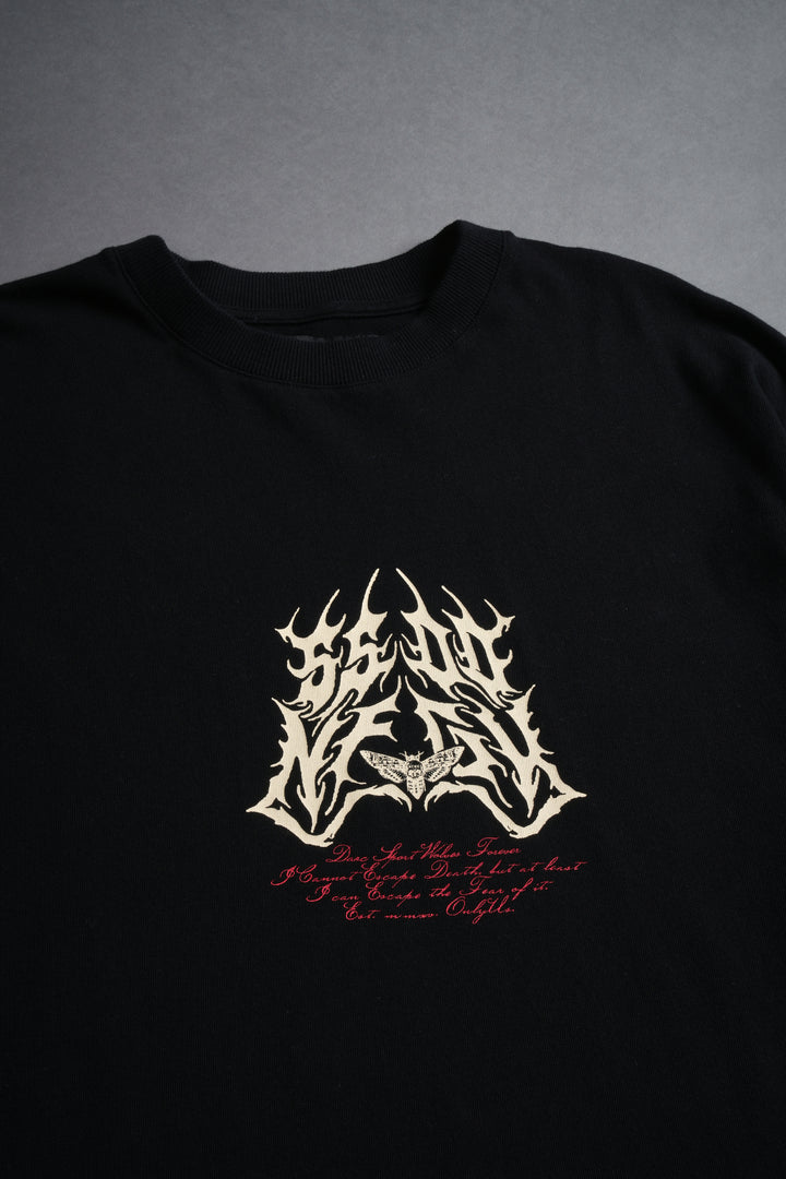 Messengers "Premium" Oversized Tee in Black