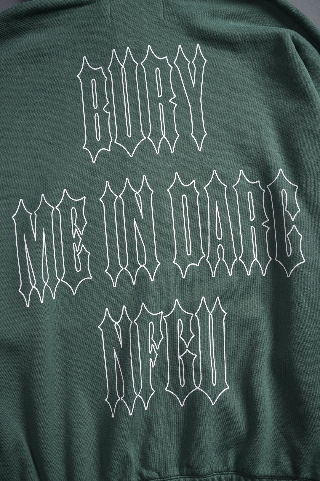 Bury Me In Darc NFGU V2 "Chambers" Zip Hoodie in Hunter Green
