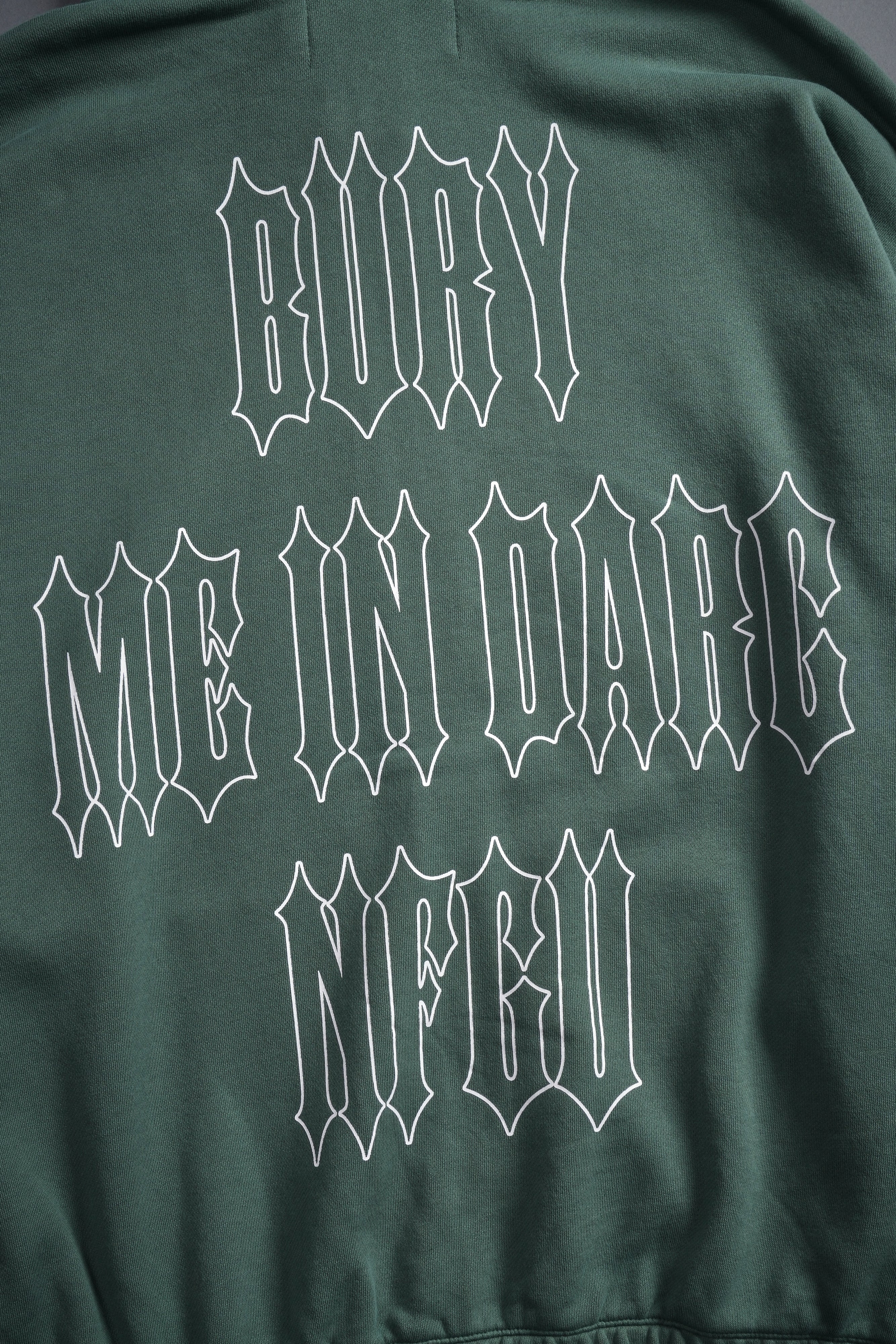 Bury Me In Darc NFGU V2 "Chambers" Zip Hoodie in Hunter Green