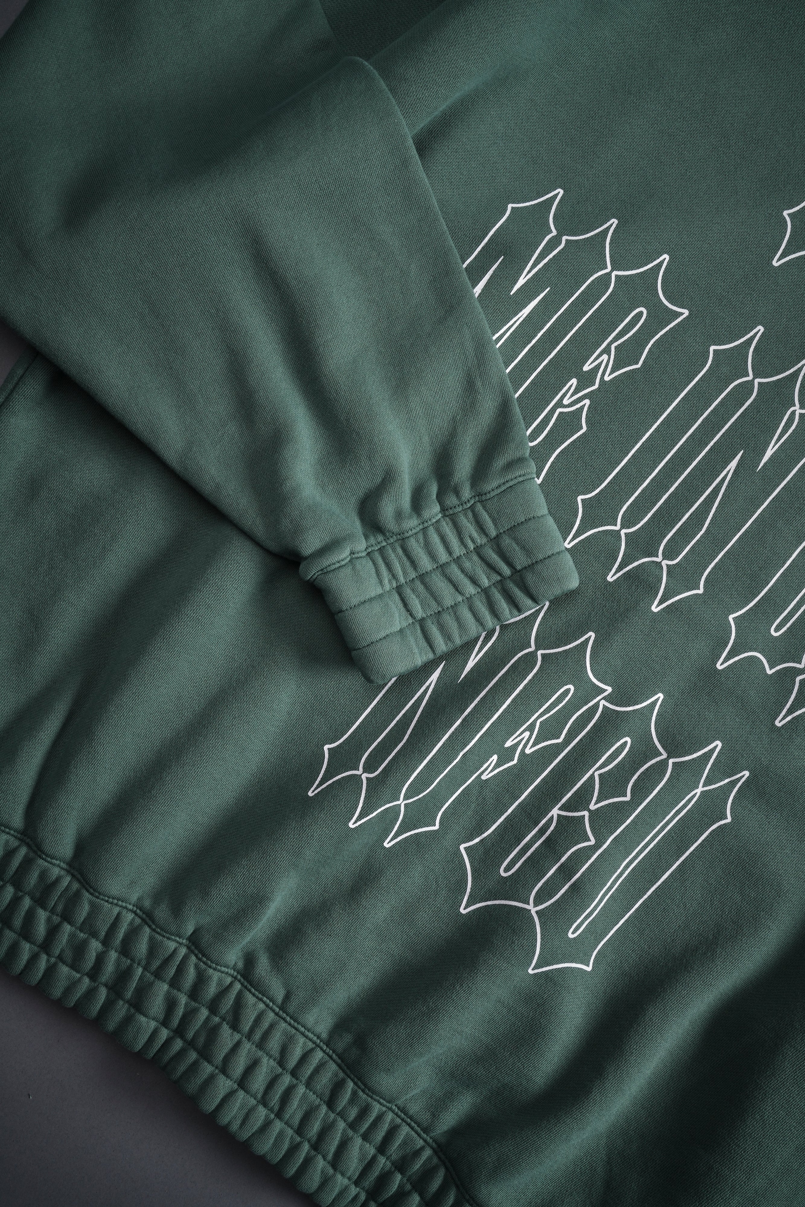 Bury Me In Darc NFGU V2 "Chambers" Zip Hoodie in Hunter Green