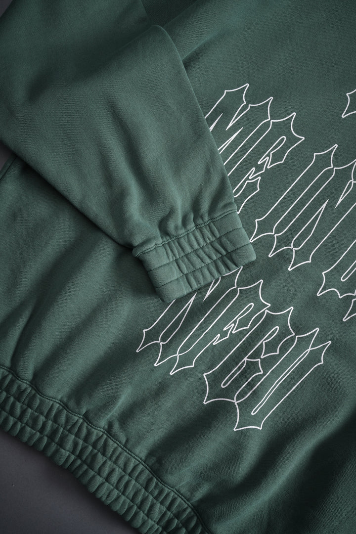 Bury Me In Darc NFGU V2 "Chambers" Zip Hoodie in Hunter Green