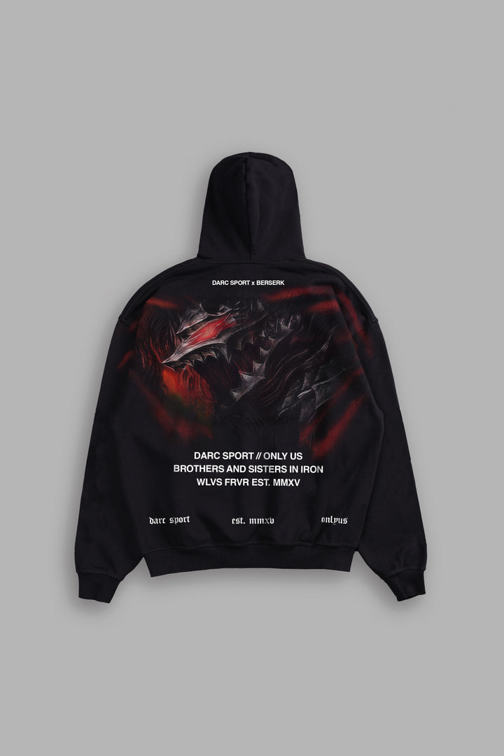 Berserker "Grunge" Hoodie in Black