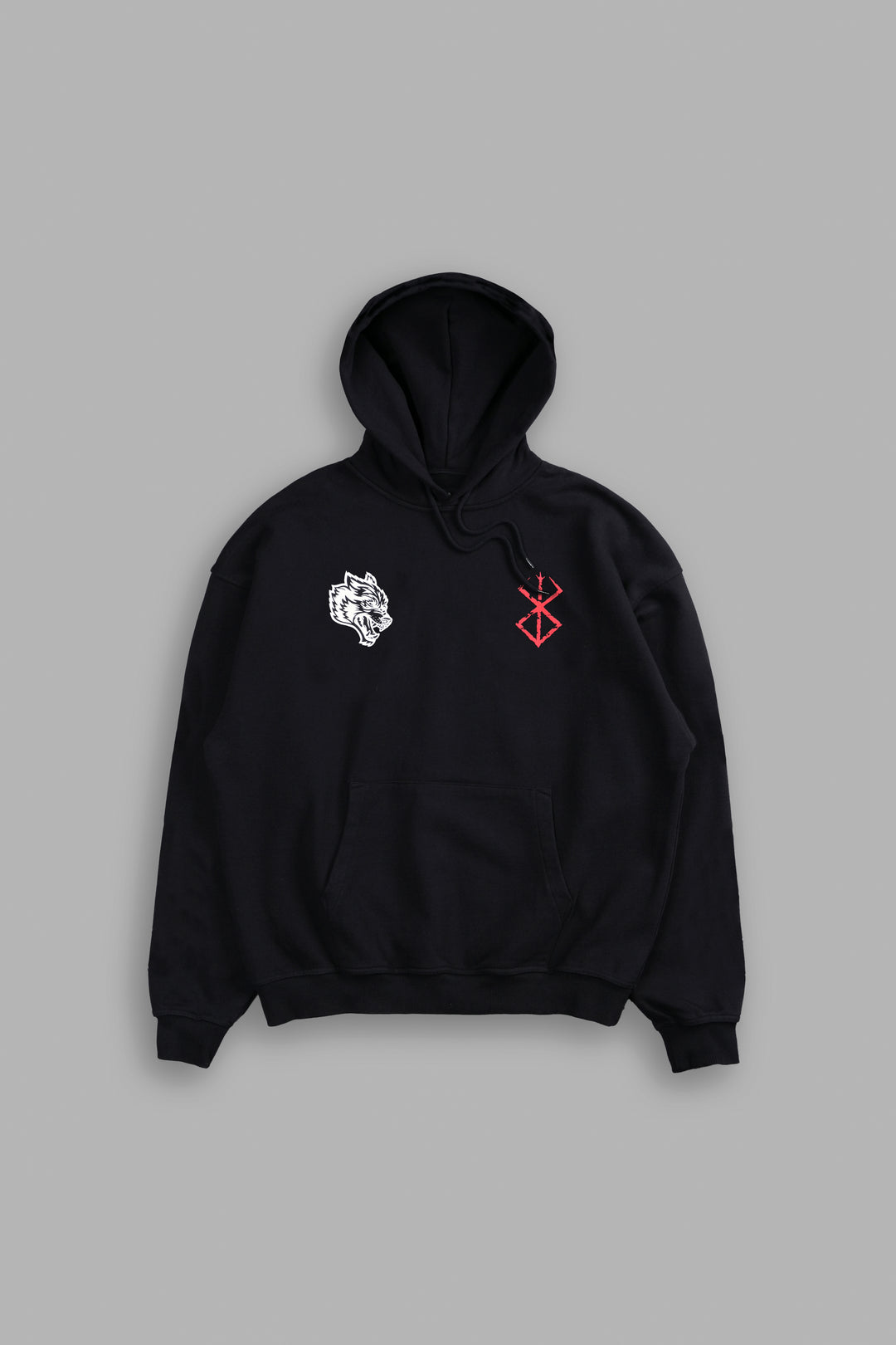 Berserker "Grunge" Hoodie in Black