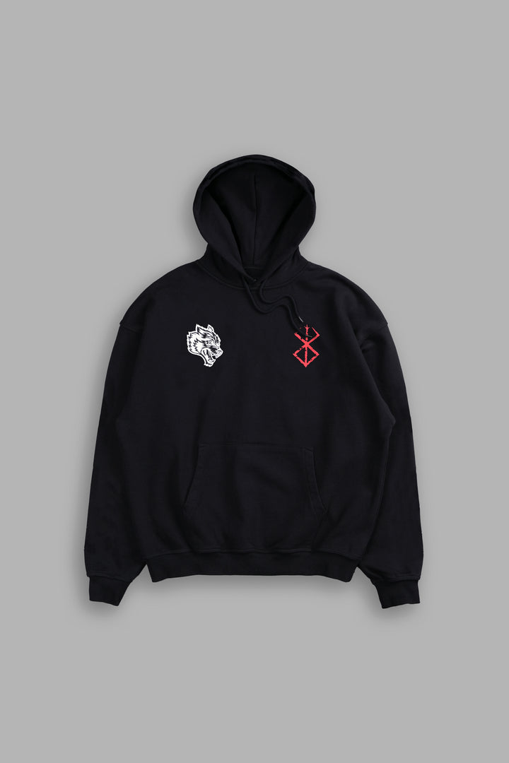 Berserker "Grunge" Hoodie in Black