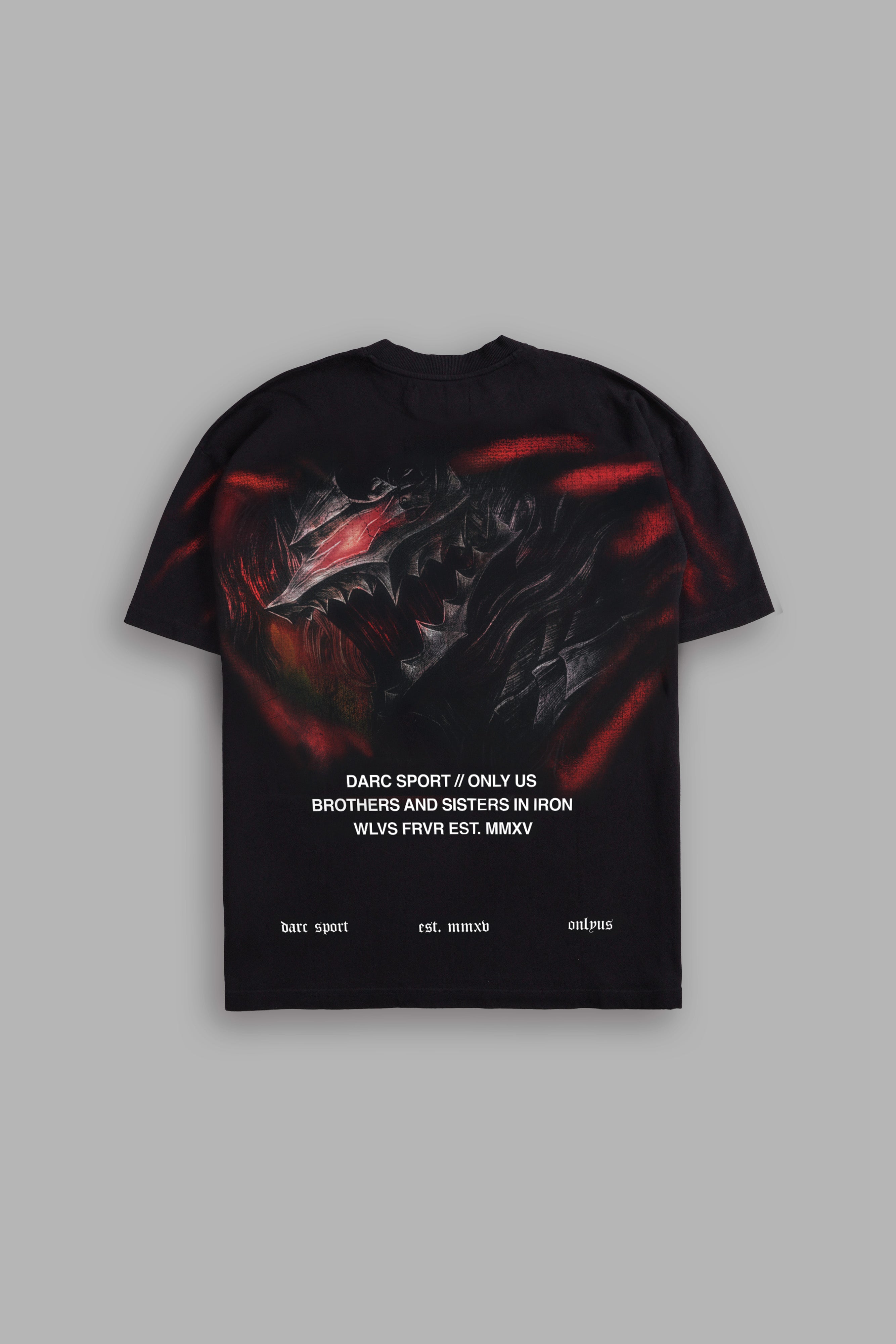 Berserker "Premium" Oversized Tee in Black