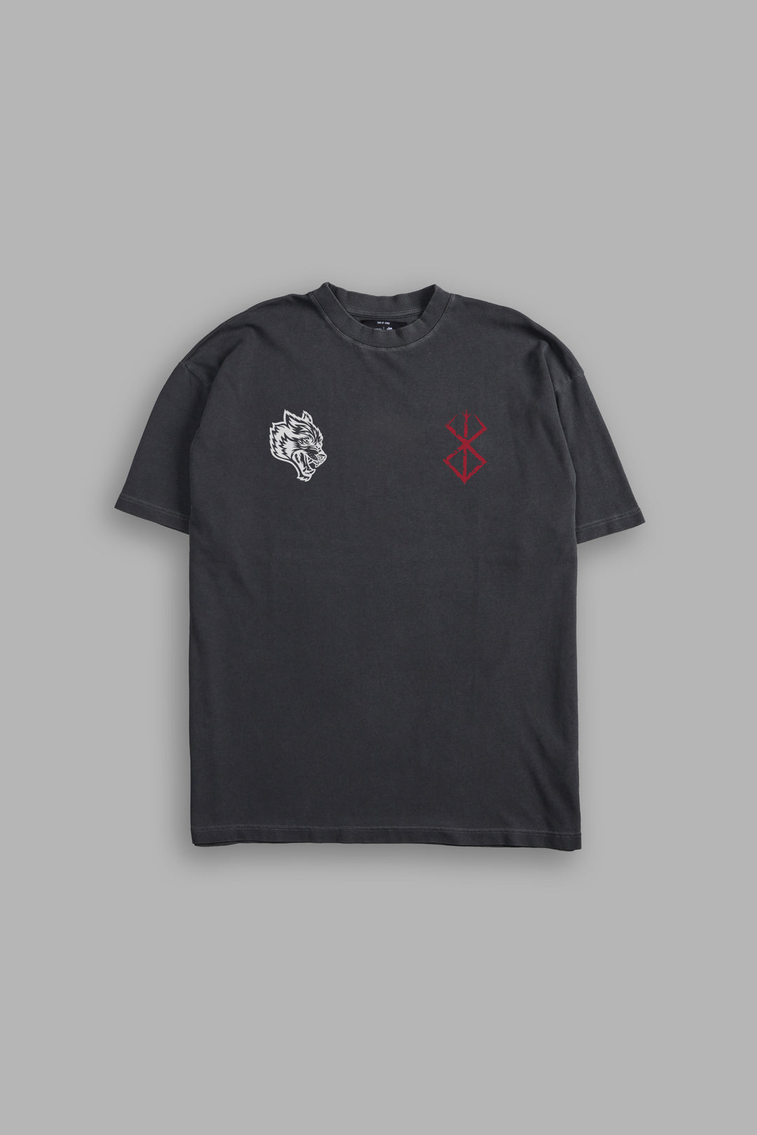 Berserker "Premium" Oversized Tee in Wolf Gray