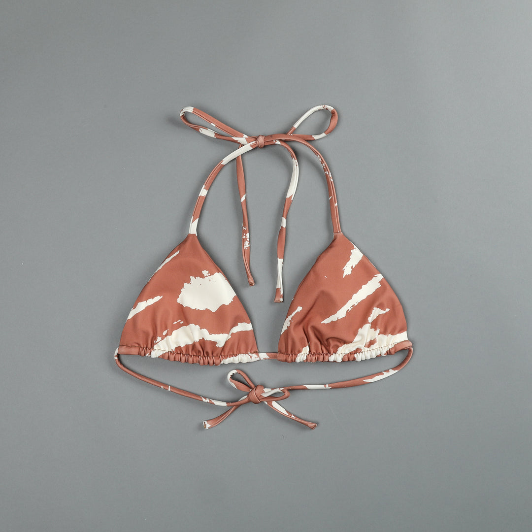 Dual Wolf Nikita Triangle Top in Desert Rose Cream Native Camo