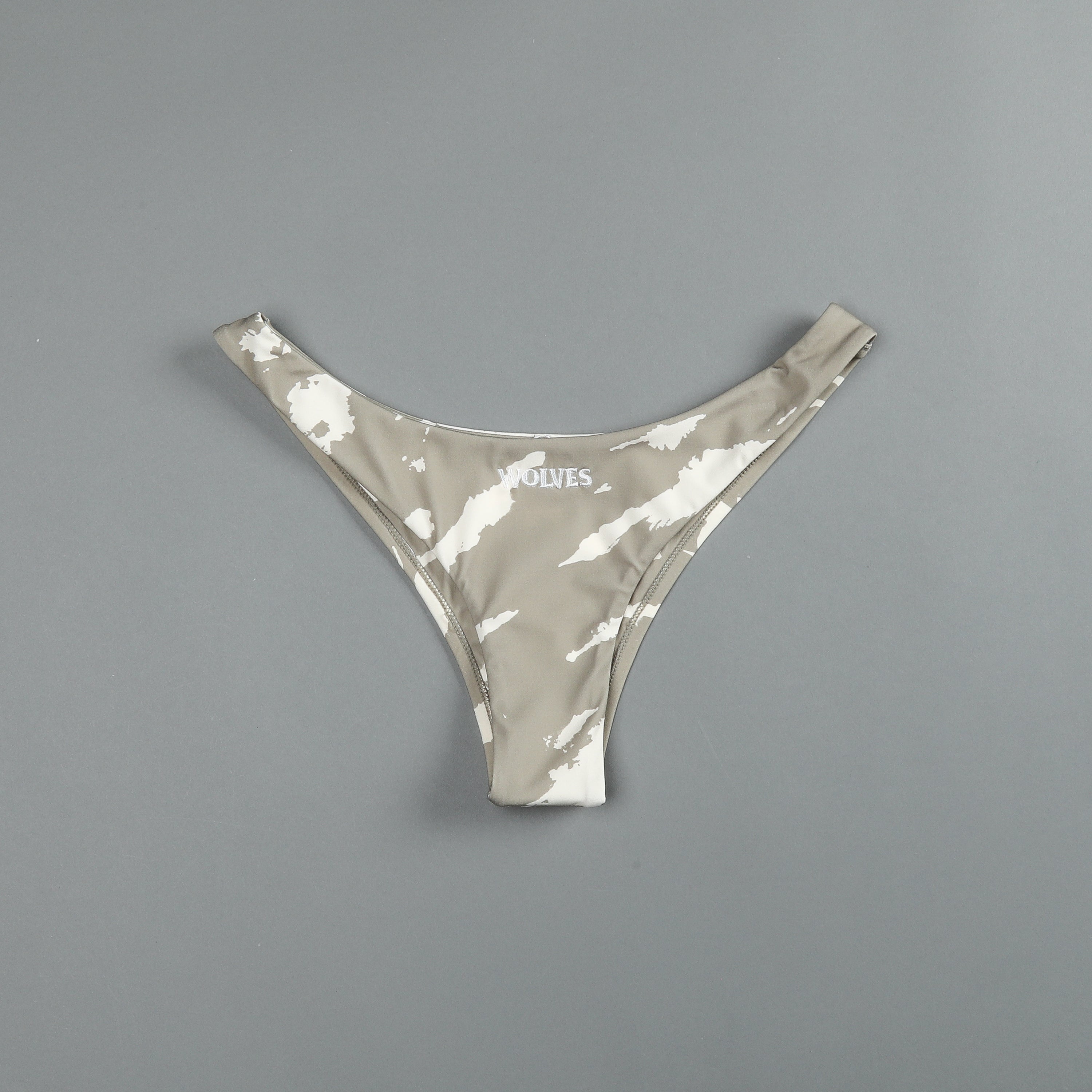 Hardcore Nikita Swim Bottom in Cacti Cream Native Camo