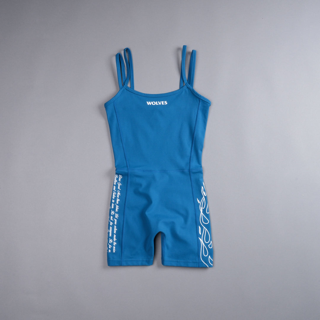 Flames Shay "Energy" Bodysuit in Sapphire Blue