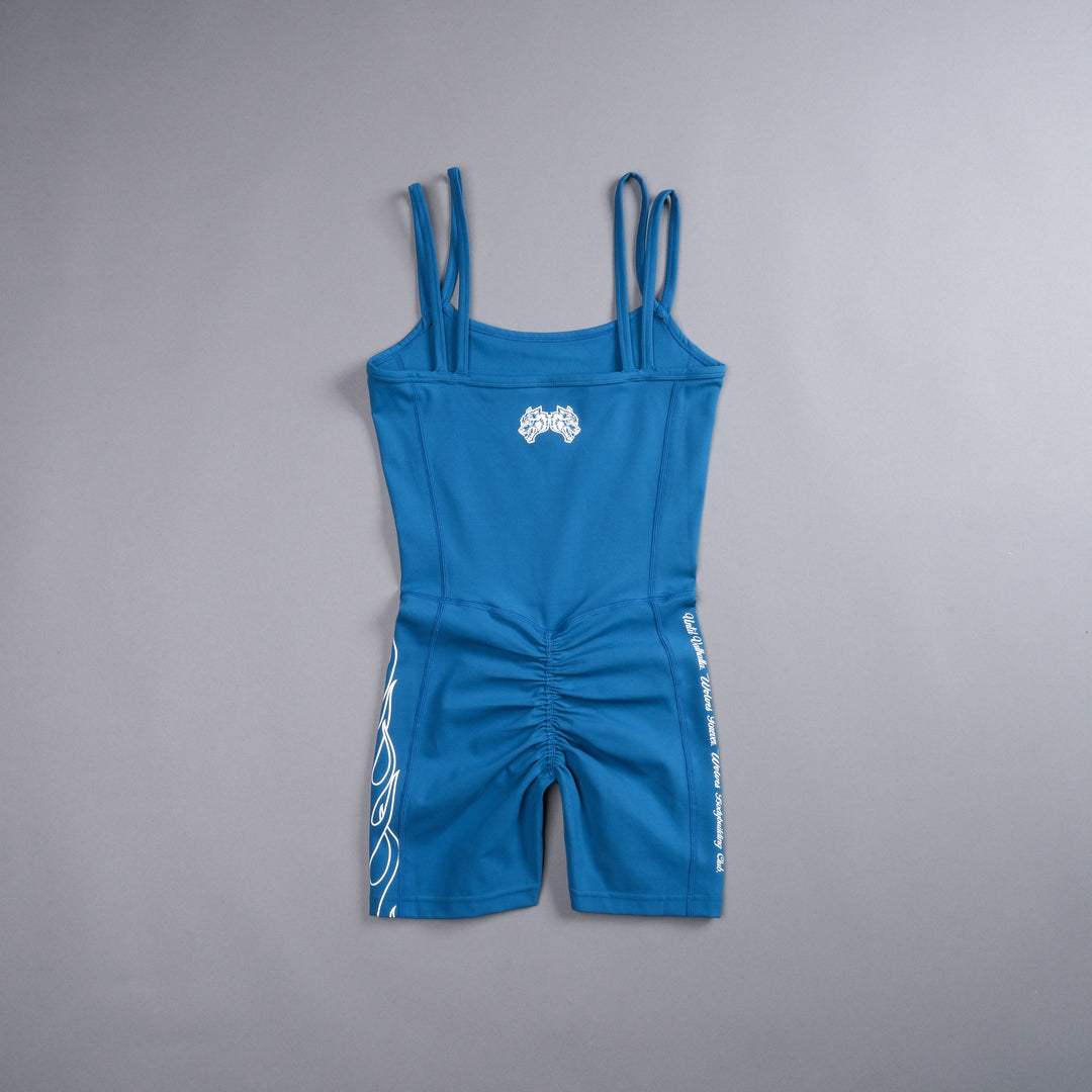 Flames Shay "Energy" Bodysuit in Sapphire Blue