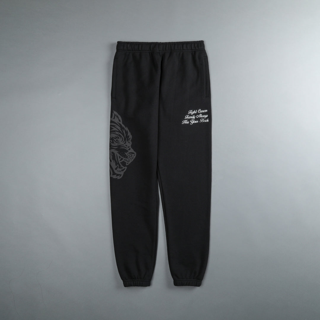 Always Have Your Back She Post Lounge Sweats in Black/Black