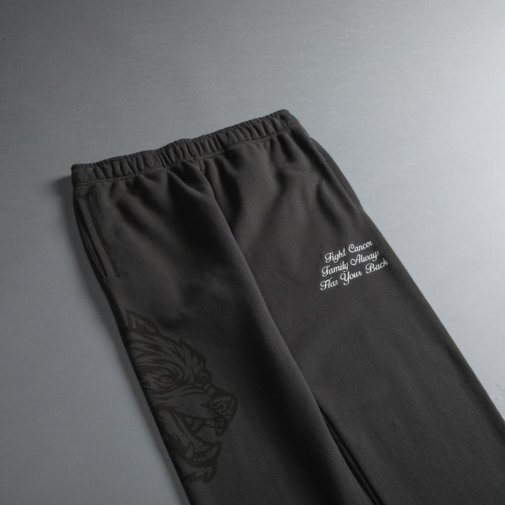 Always Have Your Back She Post Lounge Sweats in Wolf Gray/Black