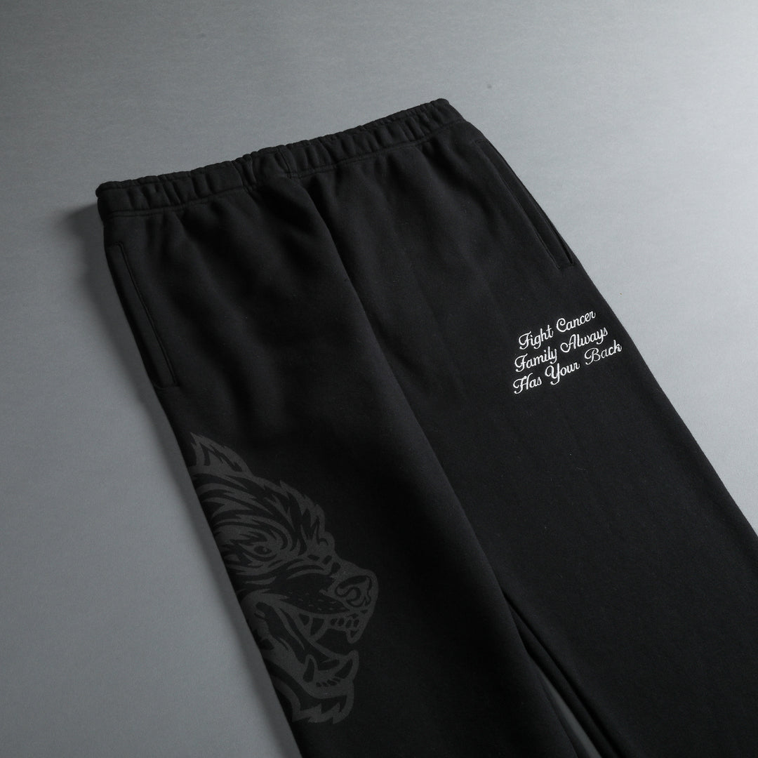 Always Have Your Back She Post Lounge Sweats in Black/Black
